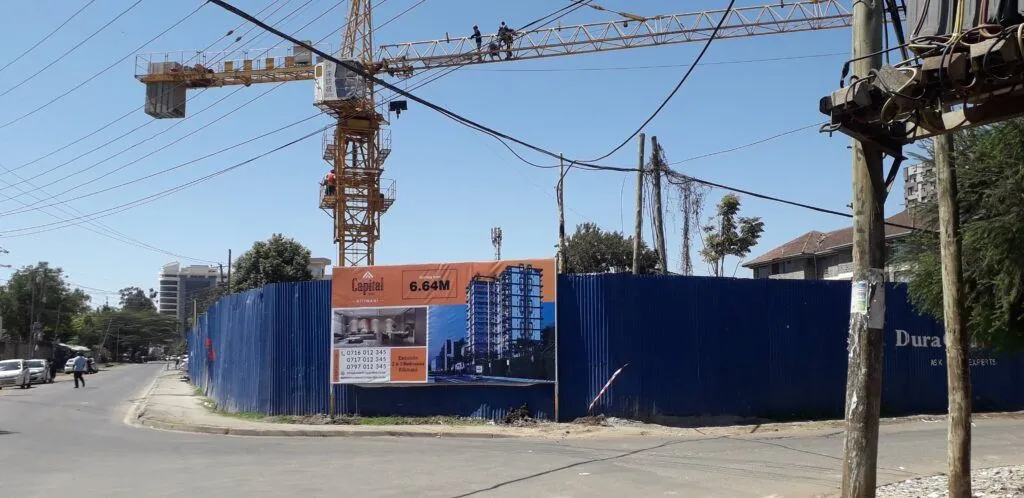 Capital garden is one of the upcoming apartments in Kilimani