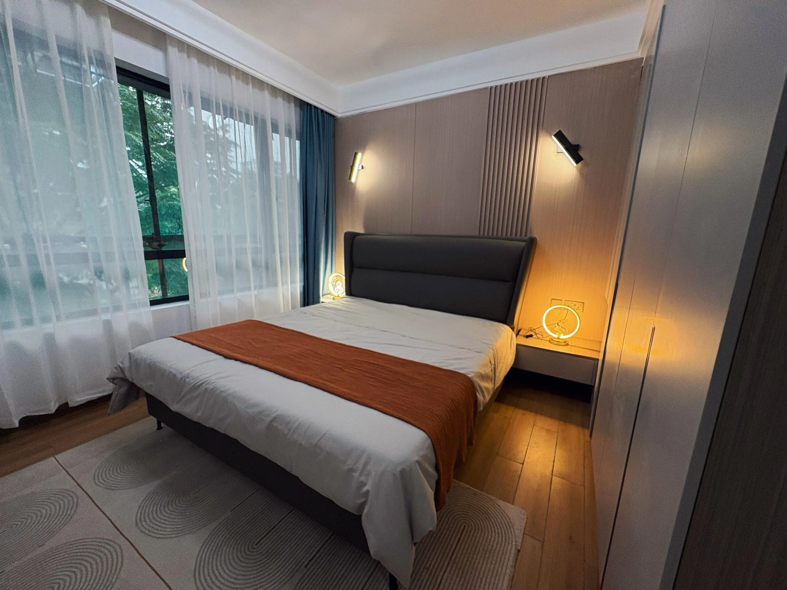 cozy bedroom at capital garden